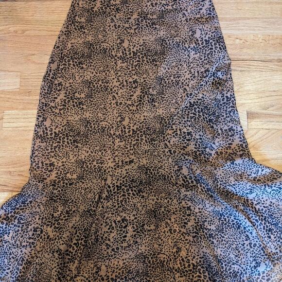 WEST OF MELROSE Thats A Wrap Ruffle Midi Skirt size M - Picture 1 of 6